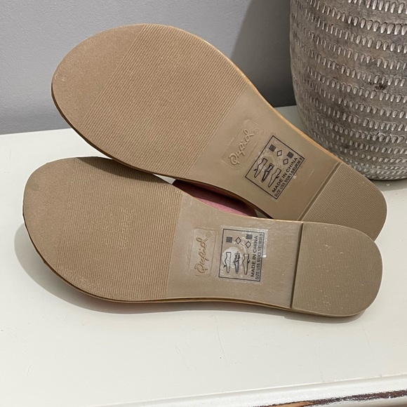 Qupid Pink Vegan Suede Sandal - Picture 5 of 9